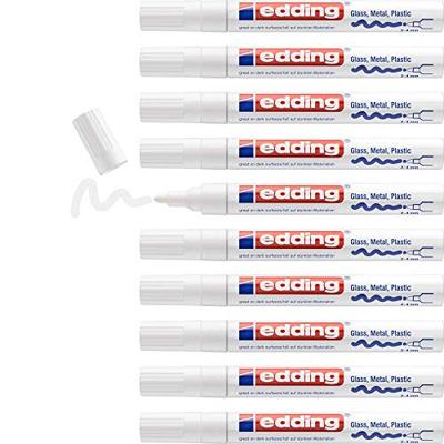 Paintmarker edding 750 op oliebasis 2-4mm creatief wit | 10 stuks