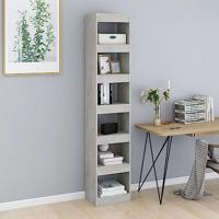 Boekenkast/kamerscherm 40x30x198 cm betongrijs - thumbnail