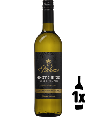 1 fles Oro Italiano Pinot Grigio