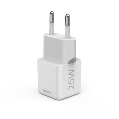 Hama Fast Charger USB-C PD/Qualcomm® Super-Mini Charger 25 W Oplader Wit - thumbnail