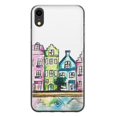 iPhone XR siliconen telefoonhoesje - Amsterdam