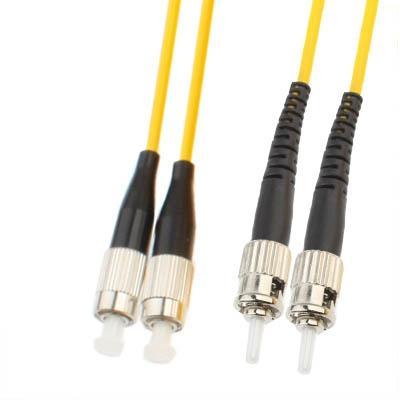 FC-ST Dual-Core enkelvoudige modus Fiber Optic Jumper, Lengte: 3m