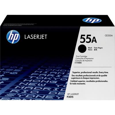 HP toner 55A, 6 000 pagina's, OEM CE255A, zwart