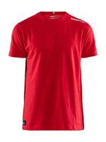 Craft 1907388 Community Mix Ss Tee M - Bright Red - XS - thumbnail