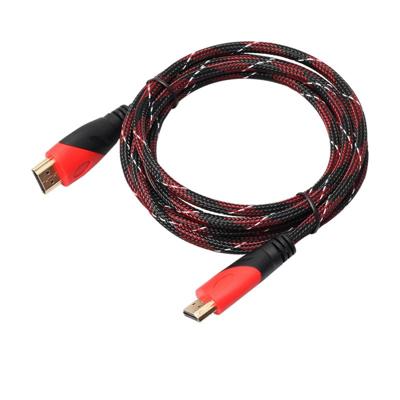 HDMI 19 Pin mannetje naar HDMI 19Pin mannetje kabel 1.3 Versie Ondersteunt HD TV / Xbox 360 / PS3 etc Lengte: 3 meter (Rood + Verguld)