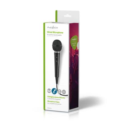 Nedis Bedrade Microfoon | 5 m | 80 Hz | 1 stuks - MPWD01BK MPWD01BK