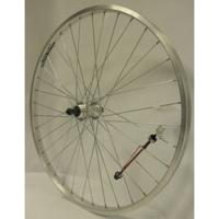 Achterwiel 26-1.90 559 pion uitval alu velg Paralex zilv - thumbnail