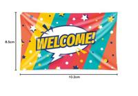 Gevelvlag &apos;Welcome&apos; Sterren - thumbnail