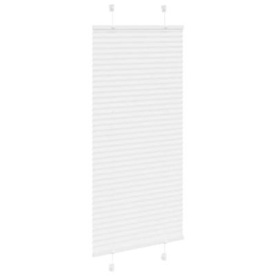 Pliss rolgordijn 55x150 cm stofbreedte 54,4 cm polyester wit - thumbnail
