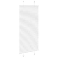 Pliss rolgordijn 55x150 cm stofbreedte 54,4 cm polyester wit - thumbnail