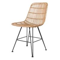 HKliving Rotan Stoel - thumbnail