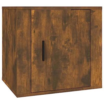 Nachtkastjes 2 st 50x39x47 cm gerookt eikenkleurig