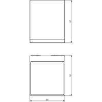 Deko Light Ancha I Ancha I Wandopbouwarmatuur LED vast ingebouwd Energielabel: G (A - G) 6 W LED Grafietgrijs (RAL 7024) - thumbnail