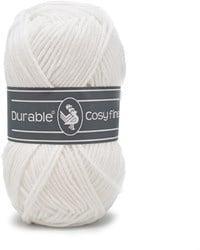 Durable Cosy Fine - White - Haakgaren / Breigaren