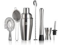 Vacu Vin Cocktail Set Plus - Zilver - 7 stuks - thumbnail