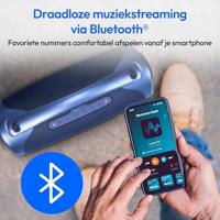 Dankzij de draagbare Bluetooth®-luidsprekers Medion 50077082 Blauw 100 W 4 W - thumbnail