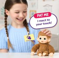 Pluche speelgoed - LITTLE LIVE PETS - Mijn mini-aapje - Karamel - Geschikt voor kinderen vanaf 4 jaar - thumbnail