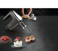 Tefal HT650E Powermix Silence Handmixer 600W Zwart/Zilver - thumbnail