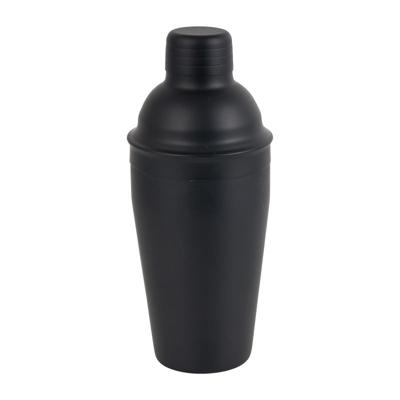 Cocktailshaker - zwart - 8,5x21 cm Cocktailshaker - zwart - 8,5x21 cm