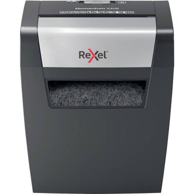 Rexel Momentum X406 Papierversnipperaar Micro cut 4 x 28 mm 15 l Aantal bladen (max.): 6 vellen Ook geschikt voor Nietjes, Paperclips Rexel Momentum X406 Papierversnipperaar Micro cut 4 x 28 mm 15 l Aantal bladen (max.): 6 vellen Ook geschikt voor Nietjes, Paperclips