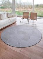 Louis de Poortere - Coral Meditation 9228 Oyster White Rond - 240 rond Vloerkleed - thumbnail