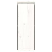Wandkast 30x30x80 cm massief grenenhout wit - thumbnail