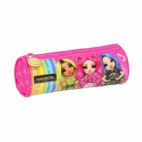 Cilindervormige Schoolpennenzak Rainbow High Fuchsia (20 x 7 x 7 cm) - thumbnail