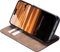 JT Berlin BookCase Tegel Booklet Apple iPhone 16 Pro Zwart - thumbnail