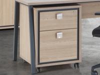 Hoge ladekast ACCROC 2 lades robin oak - thumbnail