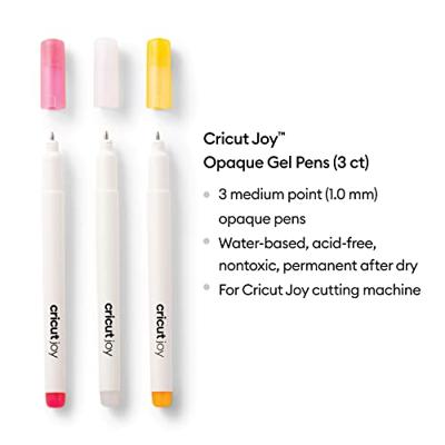 Cricut Joy™ Gel 1,0 mm, 3er Stiftset Wit, Pink, Oranje Cricut Joy™ Gel 1,0 mm, 3er Stiftset Wit, Pink, Oranje