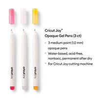 Cricut Joy™ Gel 1,0 mm, 3er Stiftset Wit, Pink, Oranje - thumbnail