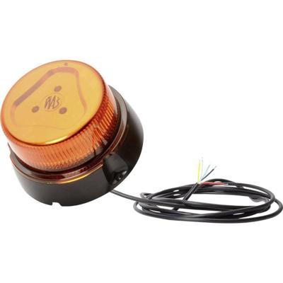 WAS W126 Double Flash 867.4DSYNC Zwaailicht 12 V, 24 V werkt op boordnet Schroefmontage Blauw