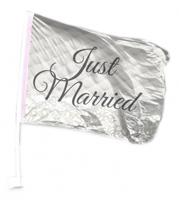 Just Married Bruiloft Autovlag - thumbnail
