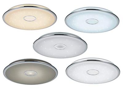 Trio PlafonniereOsaka 42cm grijs met stereffect - 678713006