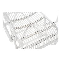 Leunstoel DKD Home Decor 75 x 85 x 85 cm Wit Rotan - thumbnail