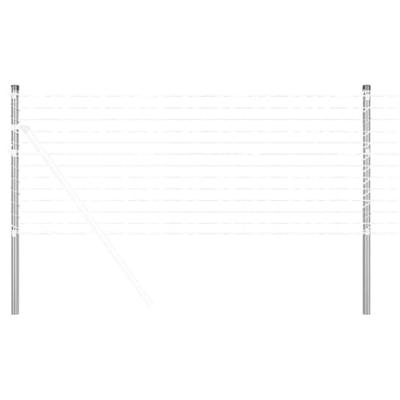 Hekpalen 12 pcs Zilver 70 cm Gegalvaniseerd staal Hekpalen 12 pcs Zilver 70 cm Gegalvaniseerd staal