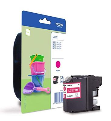 Brother LC-221M Inktcartridge magenta