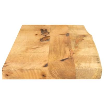 Tafelblad met natuurlijke rand 80x30x3,8 cm massief mangohout Tafelblad met natuurlijke rand 80x30x3,8 cm massief mangohout