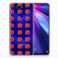 Honor View 20 Siliconen Case Paprika Red - thumbnail