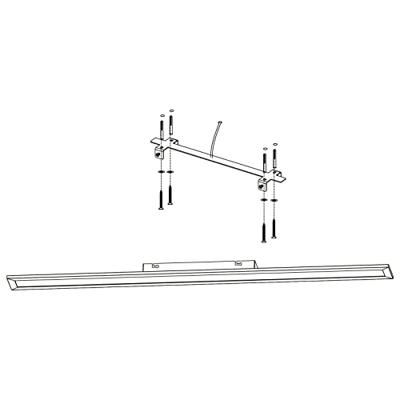 Eglo PlafonnièreZigbee Salobrena-Z 120x10cm zwart - 900095