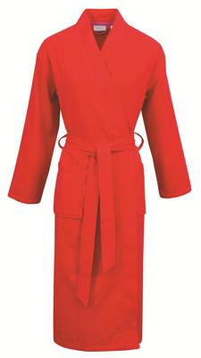 Carl Ross Carl Ross Unisex Badjas Kimono 37100 Intense red/Pink L