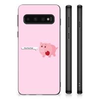 Samsung Galaxy S10 | Bumper Hoesje | Pig Mud - thumbnail