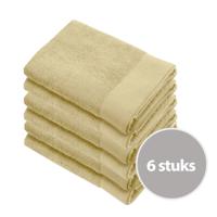Walra Soft Cotton Handdoek 60 x 110 cm 550 gram Maisgeel - 6 stuks - thumbnail
