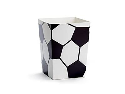 PartyDeco Popcornboxen voetbal snack zakken film nacht accessoires popcorn zakken snoep dozen levensmiddelen tassen Halloween decoratie verjaardag film marathon