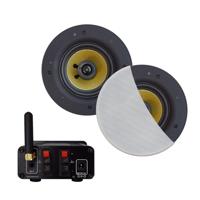 Bluetooth Audiosysteem Aquasound 70 Watt Met Samba Speakerset Mat Wit Aquasound - thumbnail