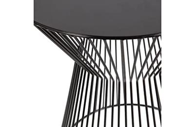 WOOOD Bijzettafel 'Suus' 35cm, kleur Zwart