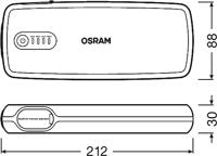 Osram Automotive Snelstartsysteem BATTERYstart 400 OBSL400 Starthulpstroom: 400 A 2x USB-contact - thumbnail