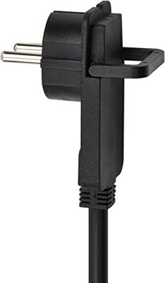 Brennenstuhl Kwaliteits kunststof verlengsnoer met platte stekker 5m H05VV-F3G1,5 zwart - 1168980050 - thumbnail