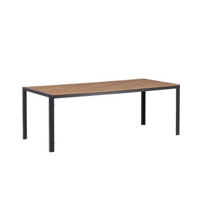 Nohr Tuintafel 'Erikka' 205 x 90cm, kleur Zwart