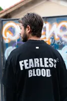 Fearless Blood Suprise Longsleeve Shirt Heren Zwart - Maat S - Kleur: WitZwart | Soccerfanshop - thumbnail